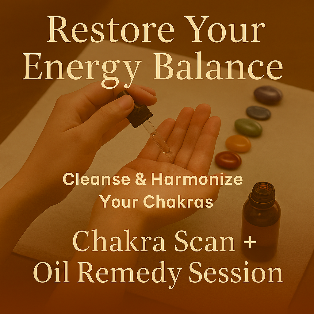 Chakra Scan + Oil Remedy Session