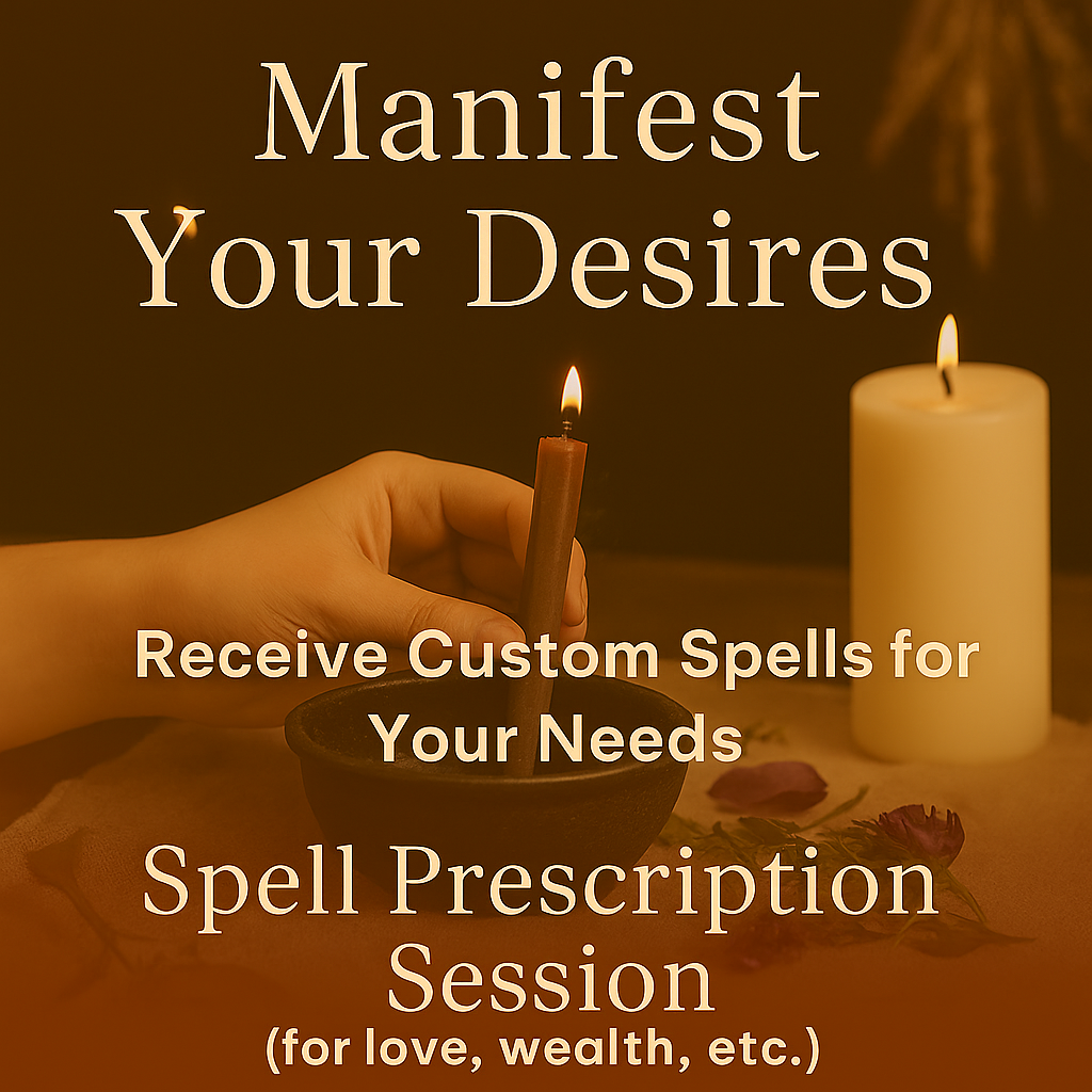 Spell Prescription Session (for love, wealth, etc.)