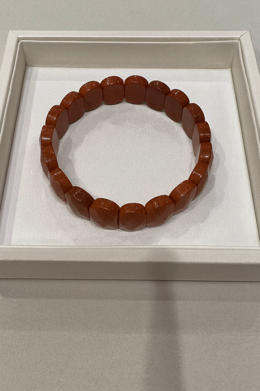 Red Jasper Slab Cut Bracelet