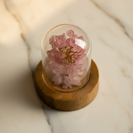 Rose Quartz Miniature Tree – Stone of Love, Harmony & Emotional Healing