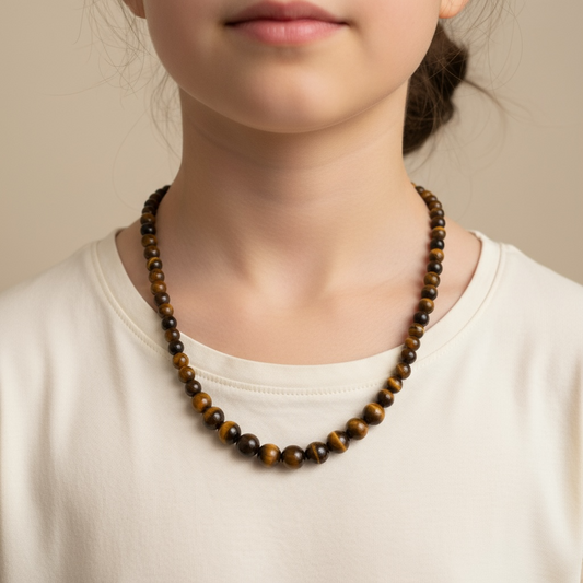Tiger Eye Necklace – Crystal of Strength, Confidence & Protection