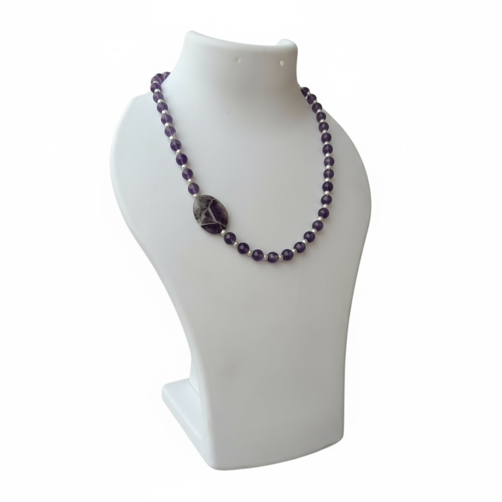 Amethyst Necklace – Crystal of Peace, Intuition & Spiritual Protection