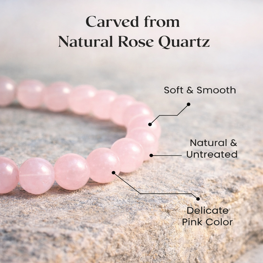 Rose Quartz Love & Healing Bracelet