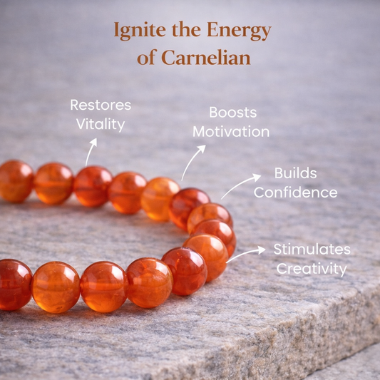 Red Hakik (Carnelian) Bracelet