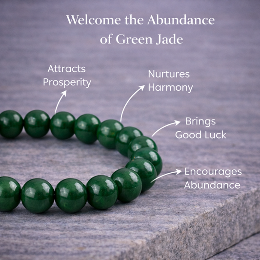 Green Jade Abundance & Harmony Bracelet