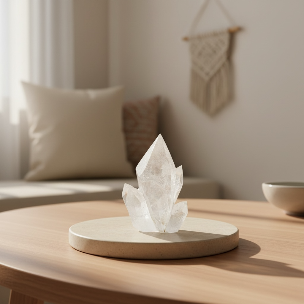 Clear Quartz (Sphatik) Family Cluster – Master Healer Crystal for Clarity, Cleansing & Energy Amplification