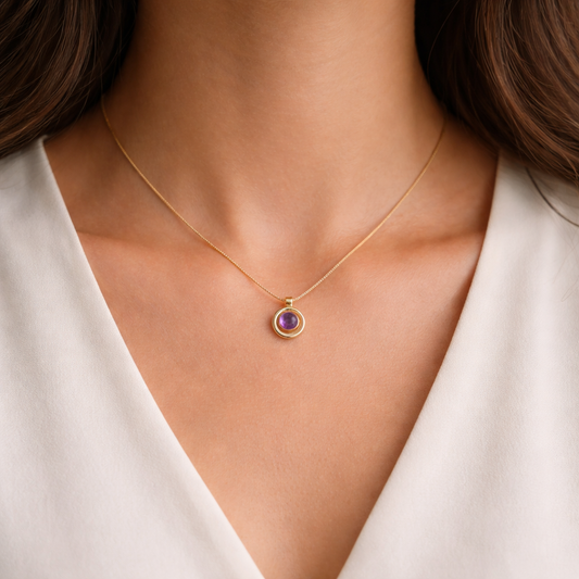 Amethyst Pendant – Crystal of Calm, Protection & Spiritual Awakening