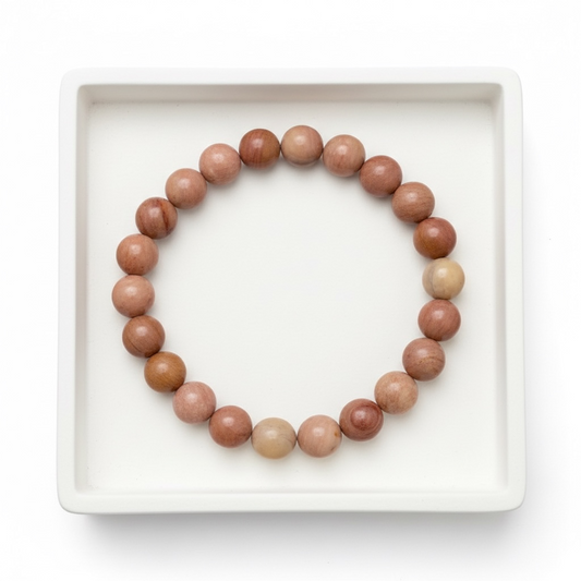 Pink Rhodonite Bracelet – Emotional Healing, Self-Love & Inner Balance
