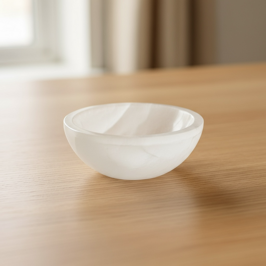 Selenite Bowl – Energy Cleansing & Aura Purification
