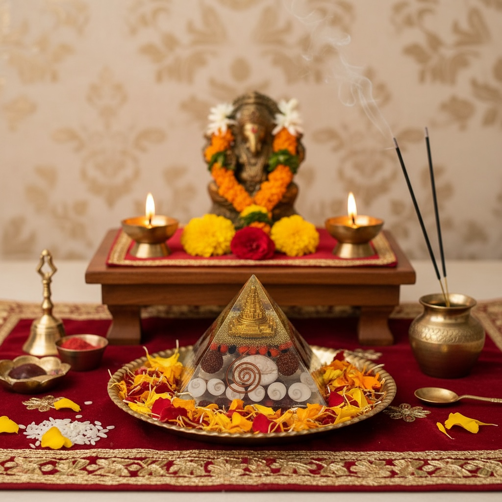 Shree Chakra Pyramid – Divine Wealth, Energy & Protection