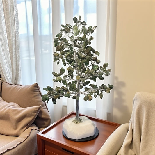 Green Jade Crystal Tree – Growth, Prosperity & Harmony