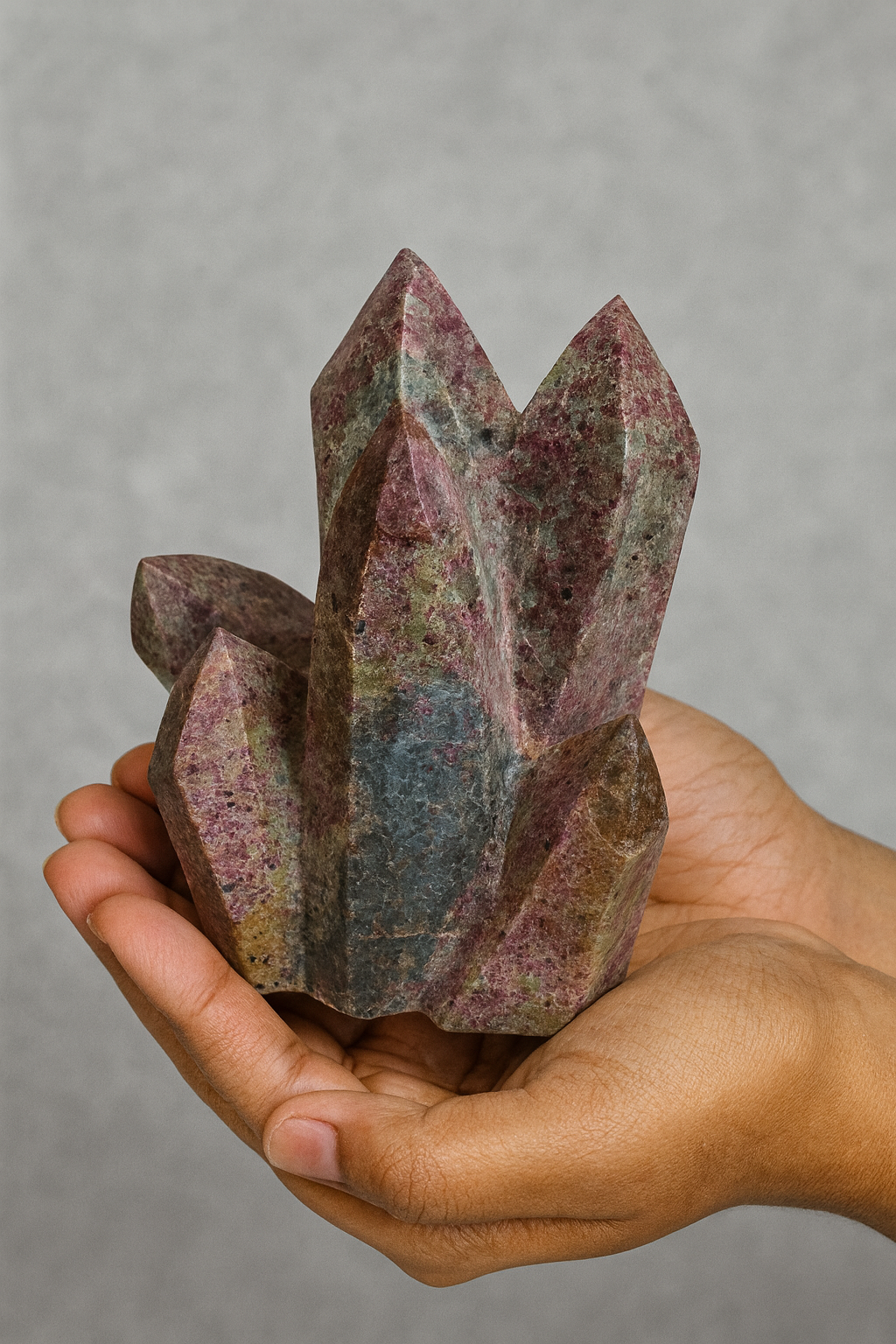 Ruby in Zoisite Vitality Cluster