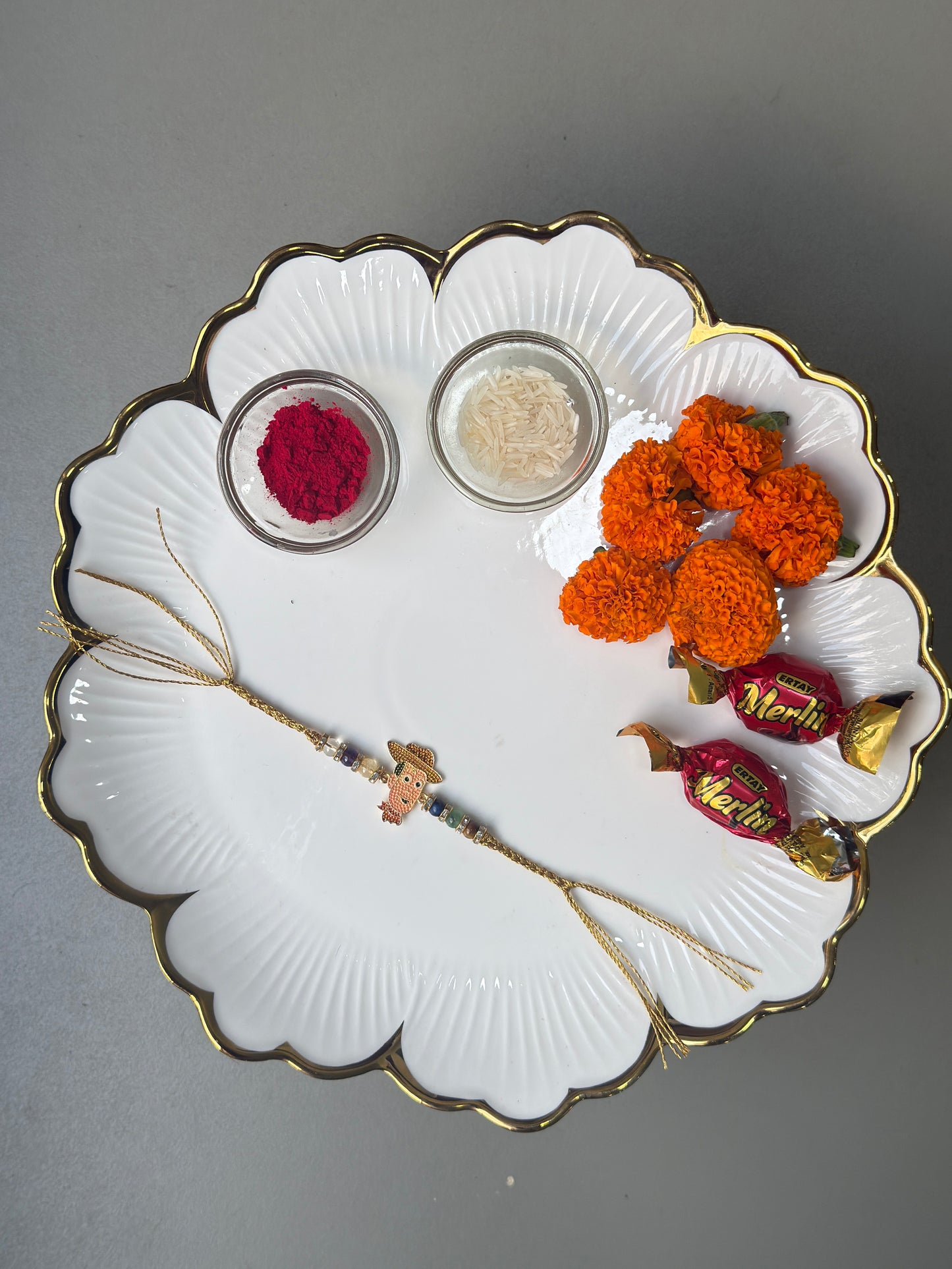 Bachpan Ka Rakshak – Education Rakhi for Brother with 6 Chakra Crystals