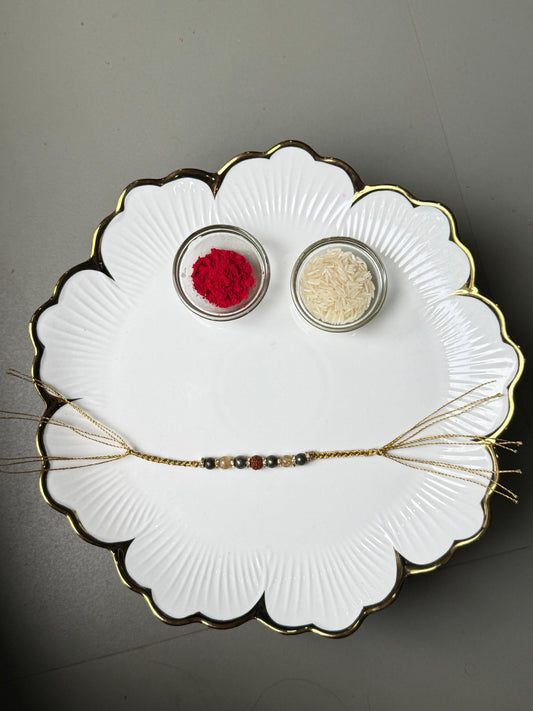 Suraksha Sutra Rakhi – For Strength, Wisdom & Divine Protection