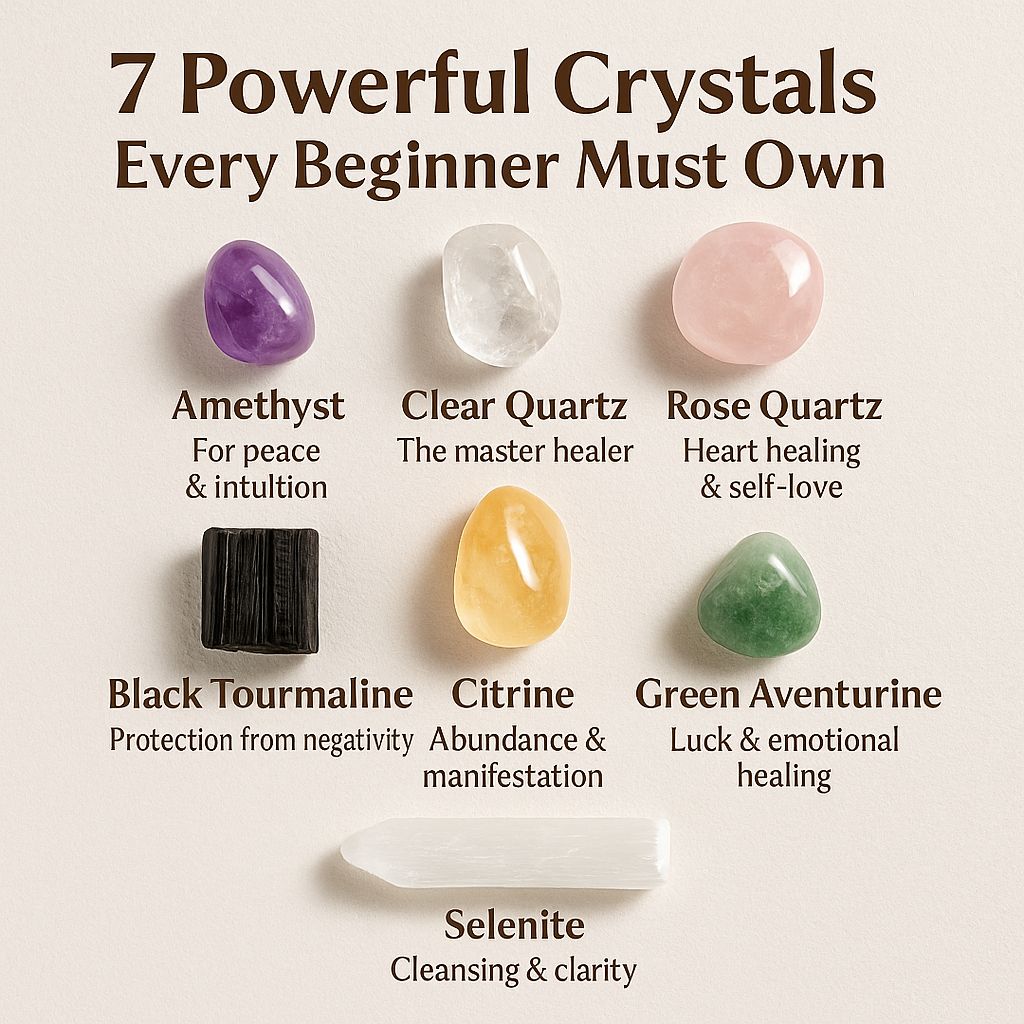 7 Powerful Crystals Every Beginner Must Own