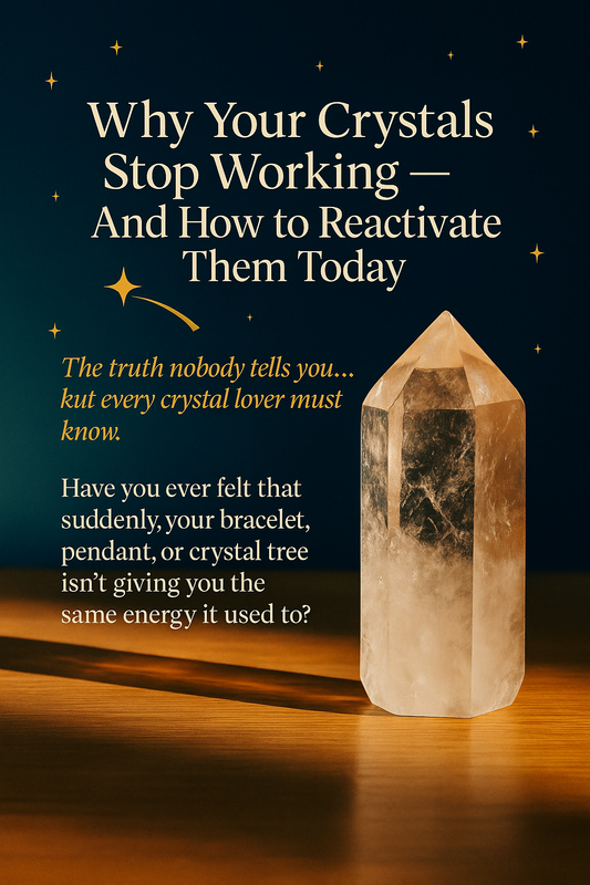 💫 Why Your Crystals Stop Working — And How to Reactivate Them Today