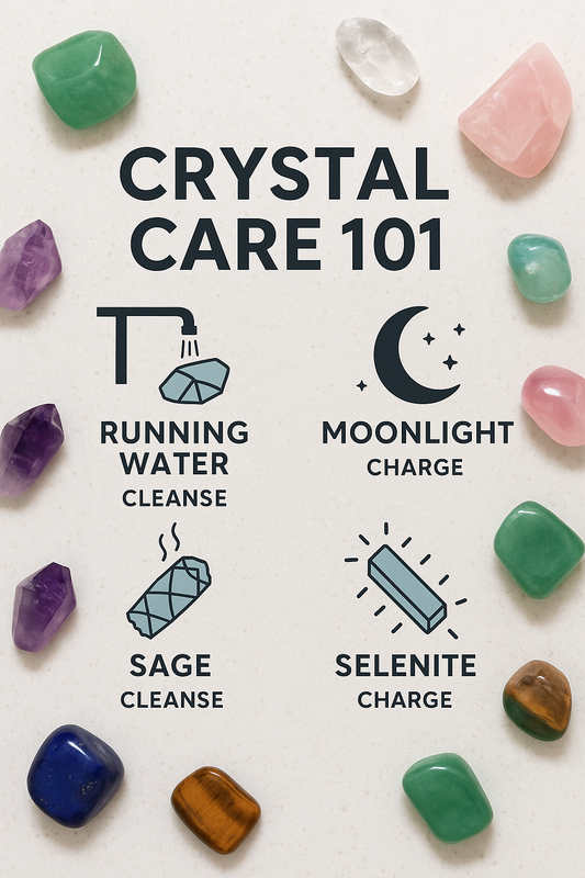 Crystal Care : How to Cleanse, Charge & Program Your Crystals