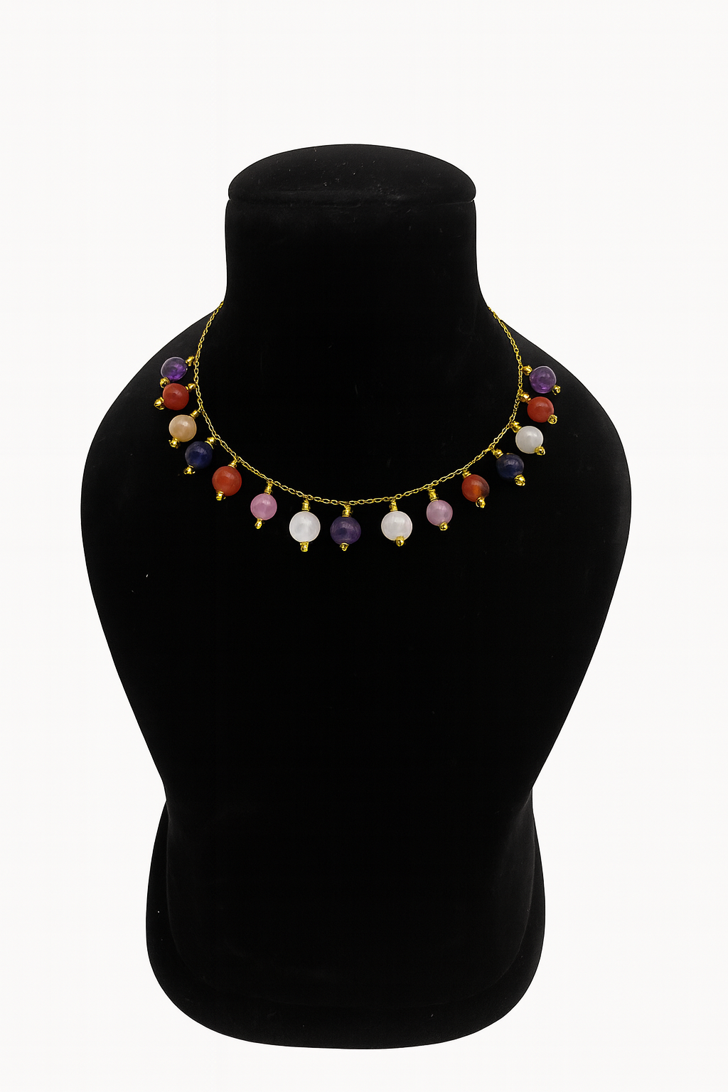 Multi Stone Chakras Balancing Choker