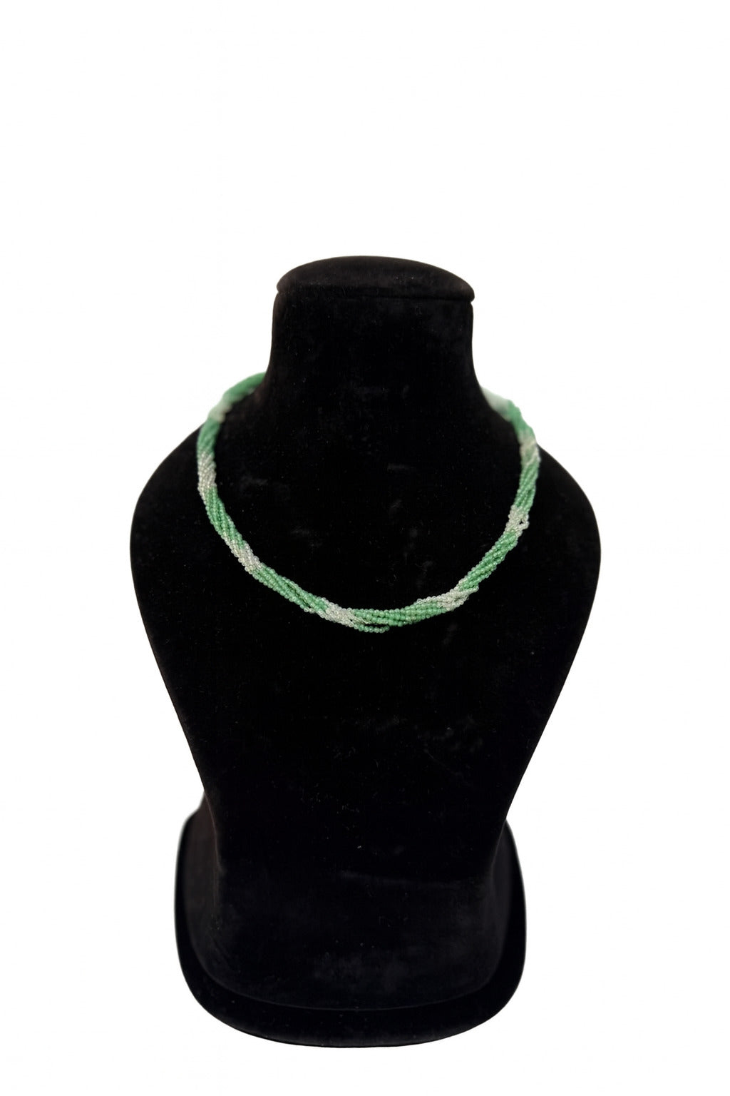 Green Aventurine & Clear Quartz Necklace – Crystal of Abundance, Healing & Energy Amplification