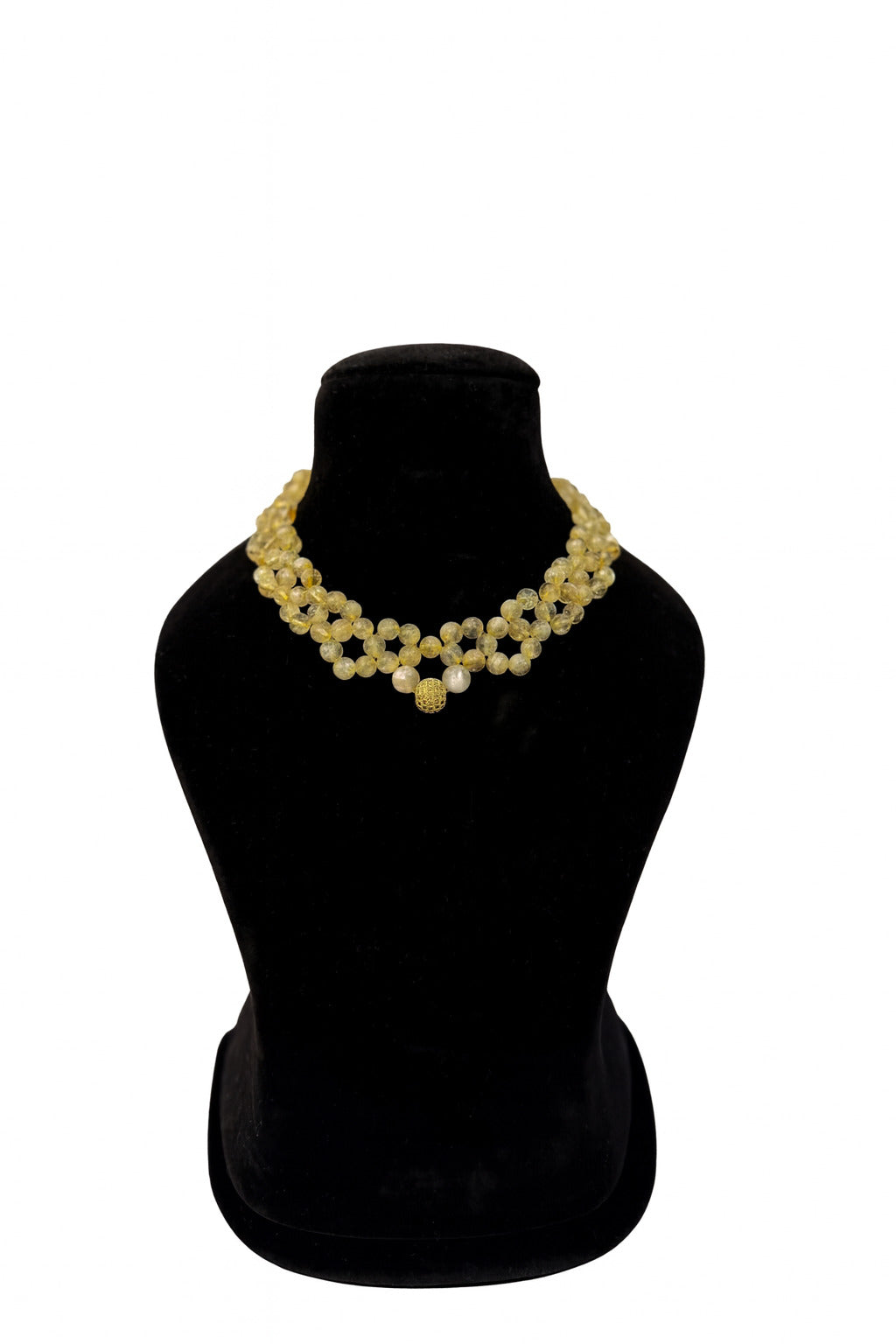 Citrine Bloom Statement Choker Necklace