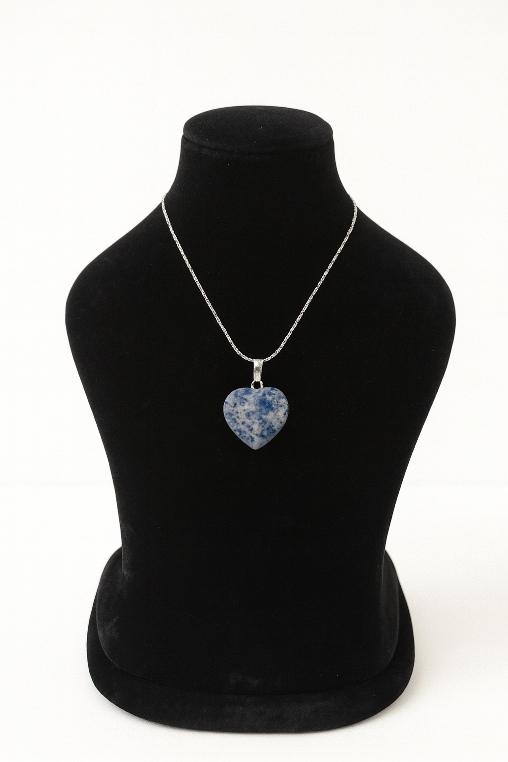 Sodalite Heart Shaped Pendant