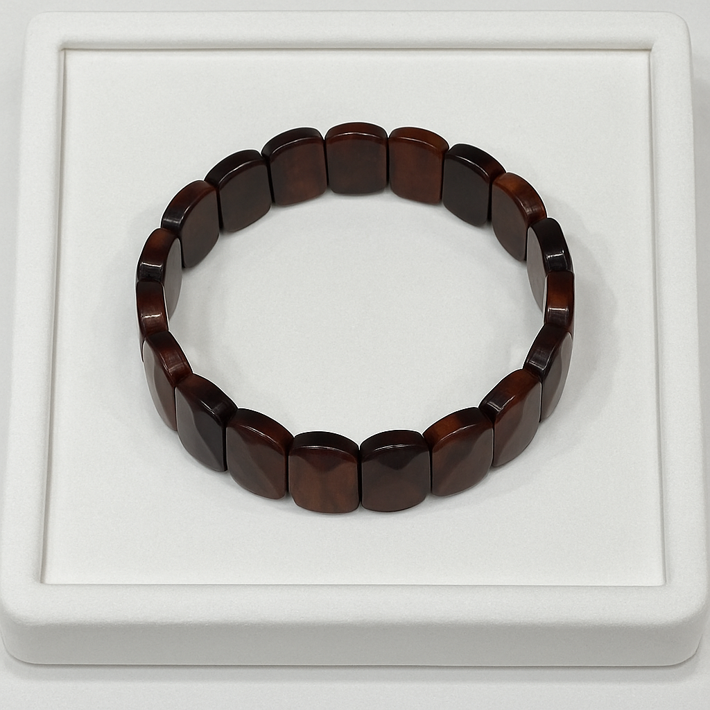 Red Tiger Eye Bracelet Cabochone Bead