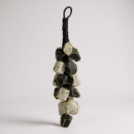 Black Tourmaline & Selenite Protection Toran