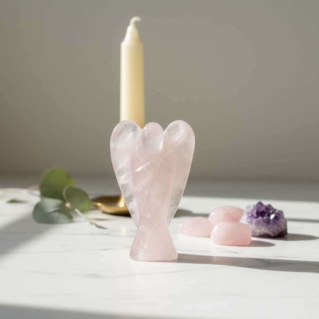 Rose Quartz Angel – Angel of Love, Compassion & Emotional Healing