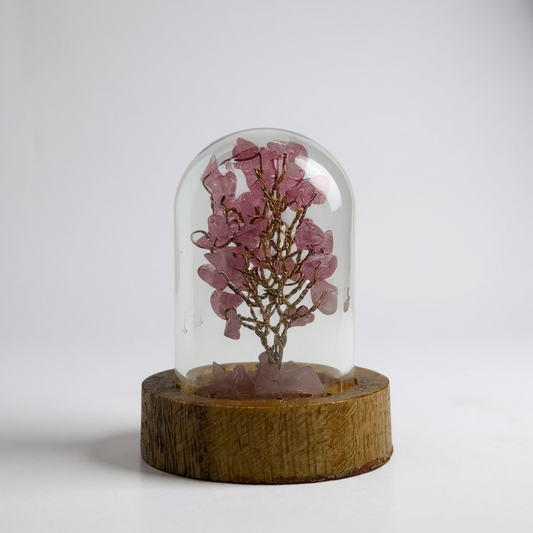 Rose Quartz Miniature Tree – Stone of Love, Harmony & Emotional Healing