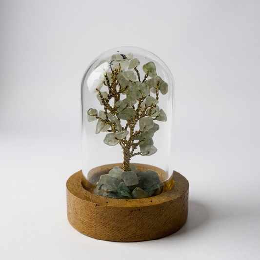 Green Aventurine Miniature Tree – Stone of Luck, Growth & Prosperity