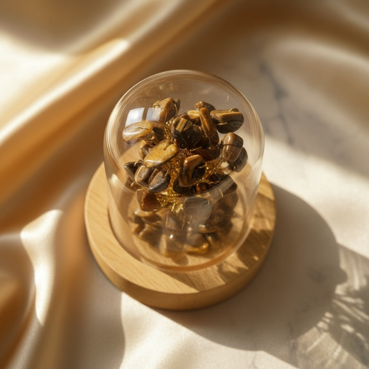 Tiger Eye Miniature Tree – Stone of Courage, Protection & Prosperity