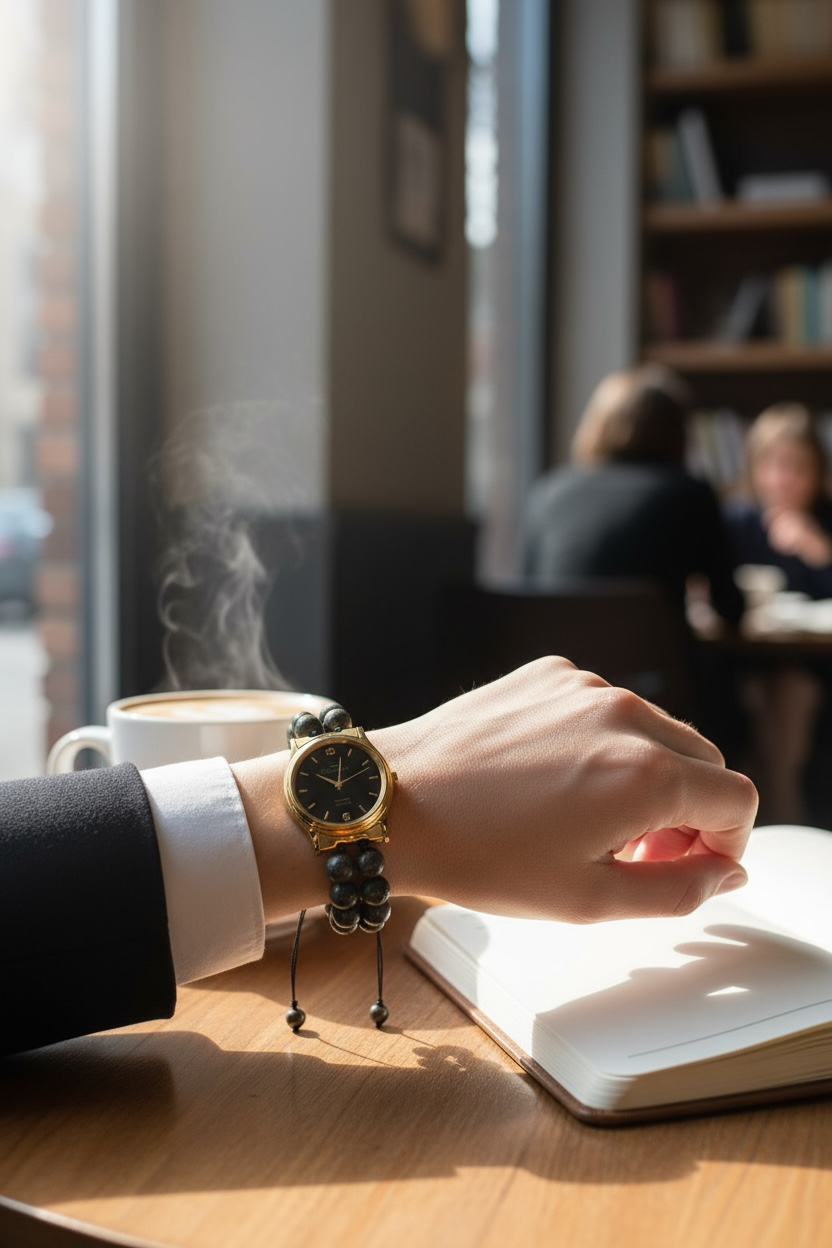 Pyrite Crystal Watch – Timepiece of Wealth, Protection & Power