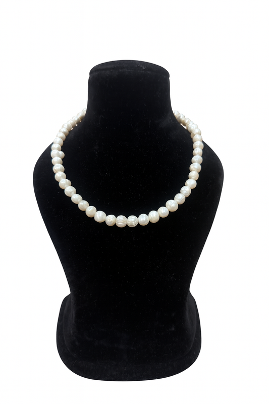 Pearl Necklace with Earrings Set – 100% Authentic Pearls
