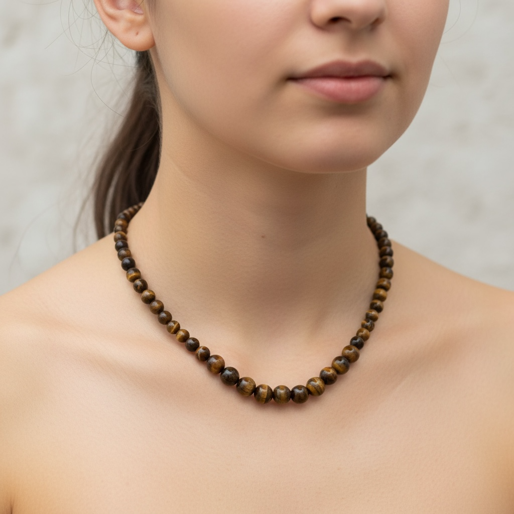 Tiger Eye Necklace – Crystal of Strength, Confidence & Protection