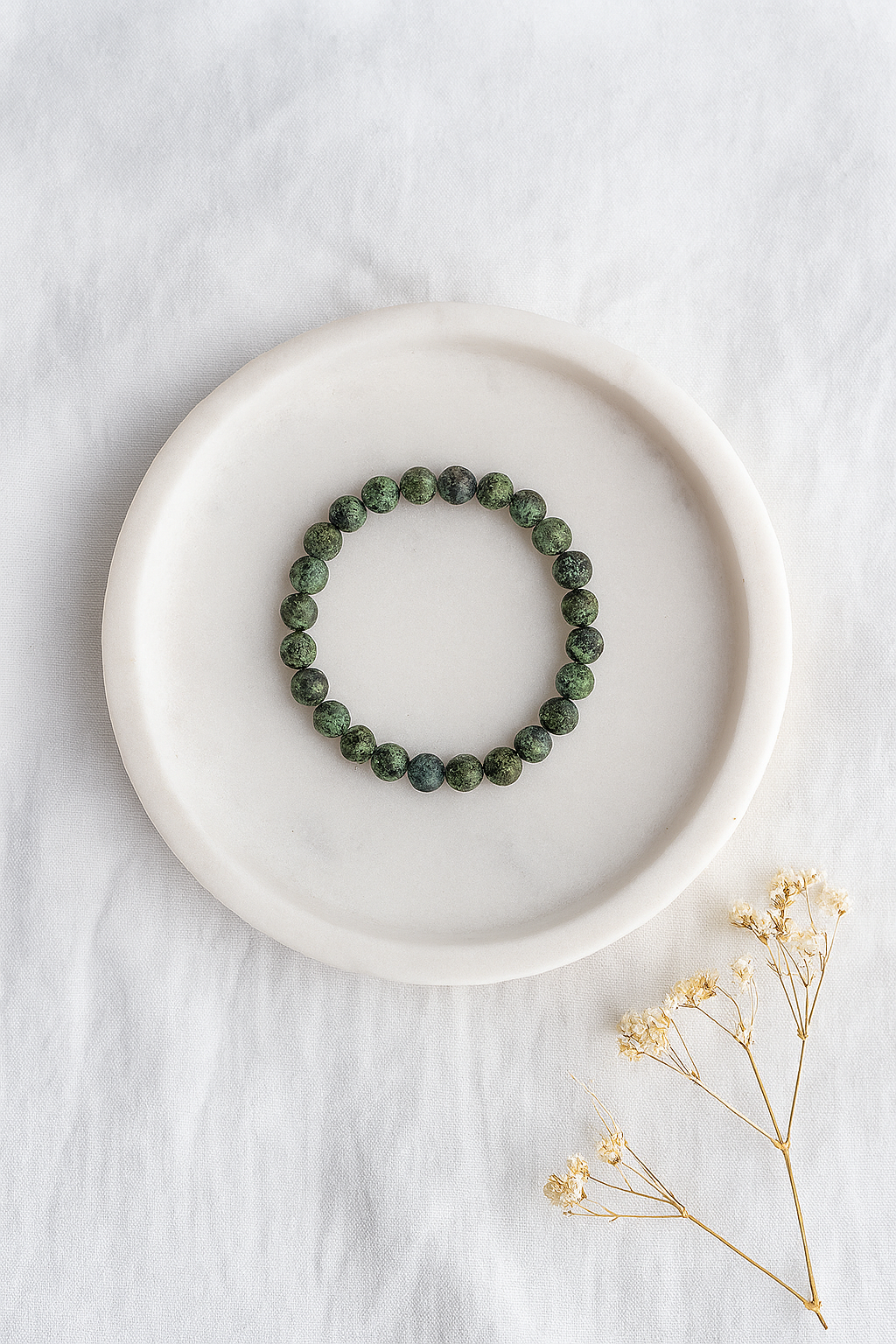 African Turquoise/ Chakra Balancing Bracelet