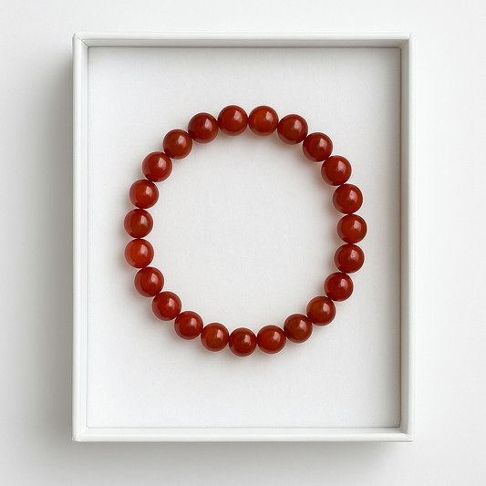 Red Hakik (Carnelian) Bracelet