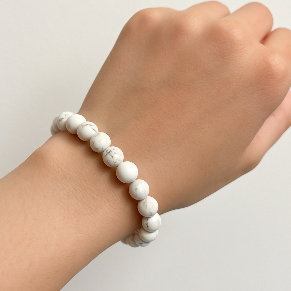 Mind Stone – Howlite Anxiety Relief Bracelet