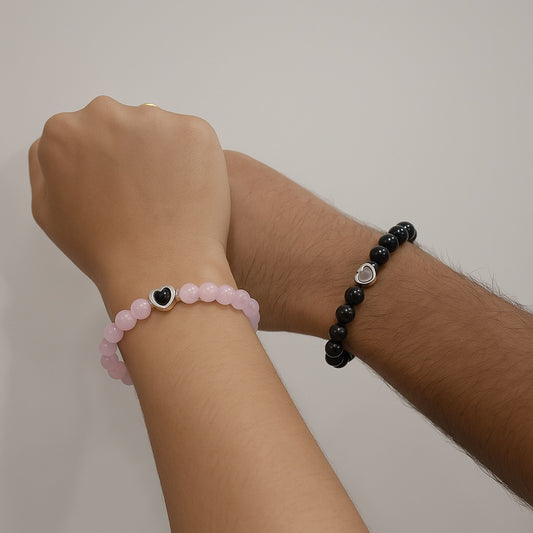 Bonded Souls Bracelet Set – Love & Protection for Two