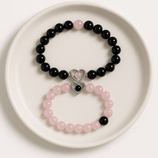 Bonded Souls Bracelet Set – Love & Protection for Two