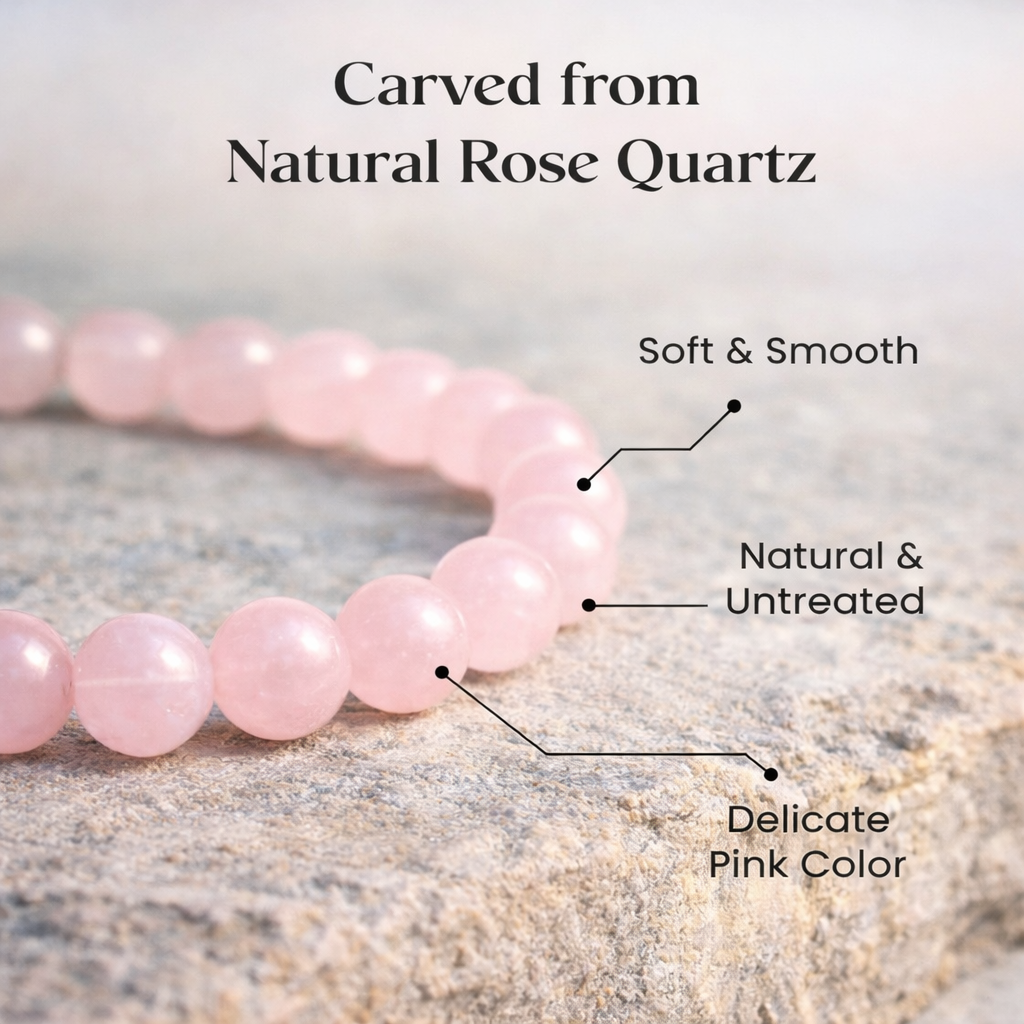 Rose Quartz Love & Healing Bracelet