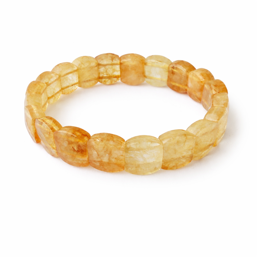 Citrine Slab Cut Bracelet