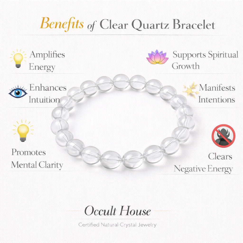 Clear Quartz (Sphatik) Amplification Bracelet