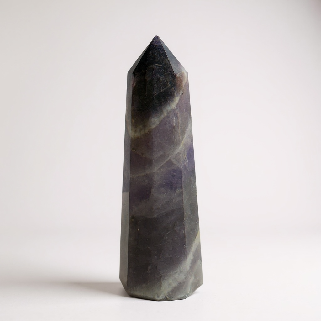 Amethyst Pencil Tower – Crystal of Peace, Intuition & Spiritual Awakening