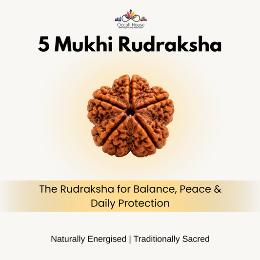 5 Mukhi Rudraksha – Bead of Peace, Clarity & Spiritual Protection