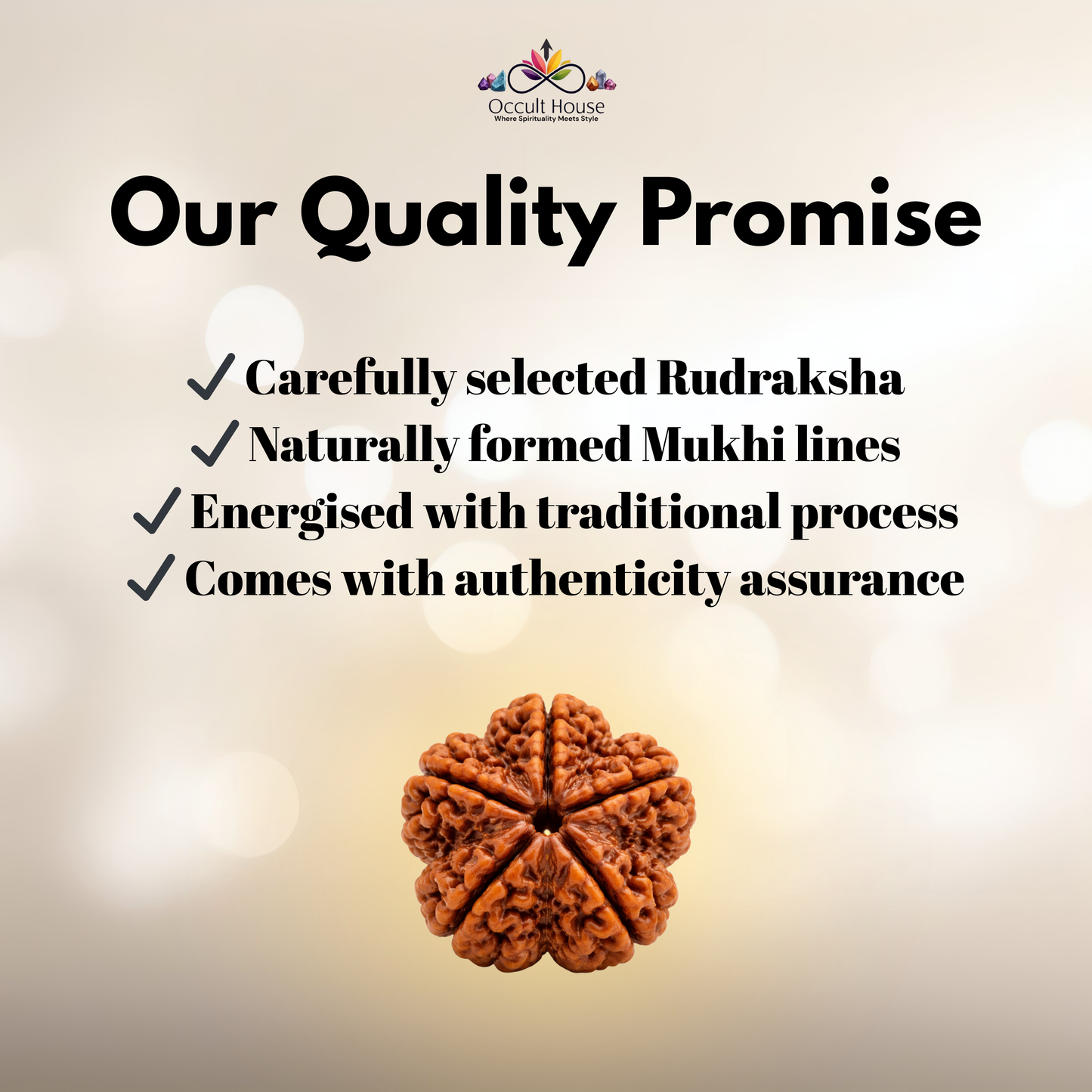 5 Mukhi Rudraksha – Bead of Peace, Clarity & Spiritual Protection