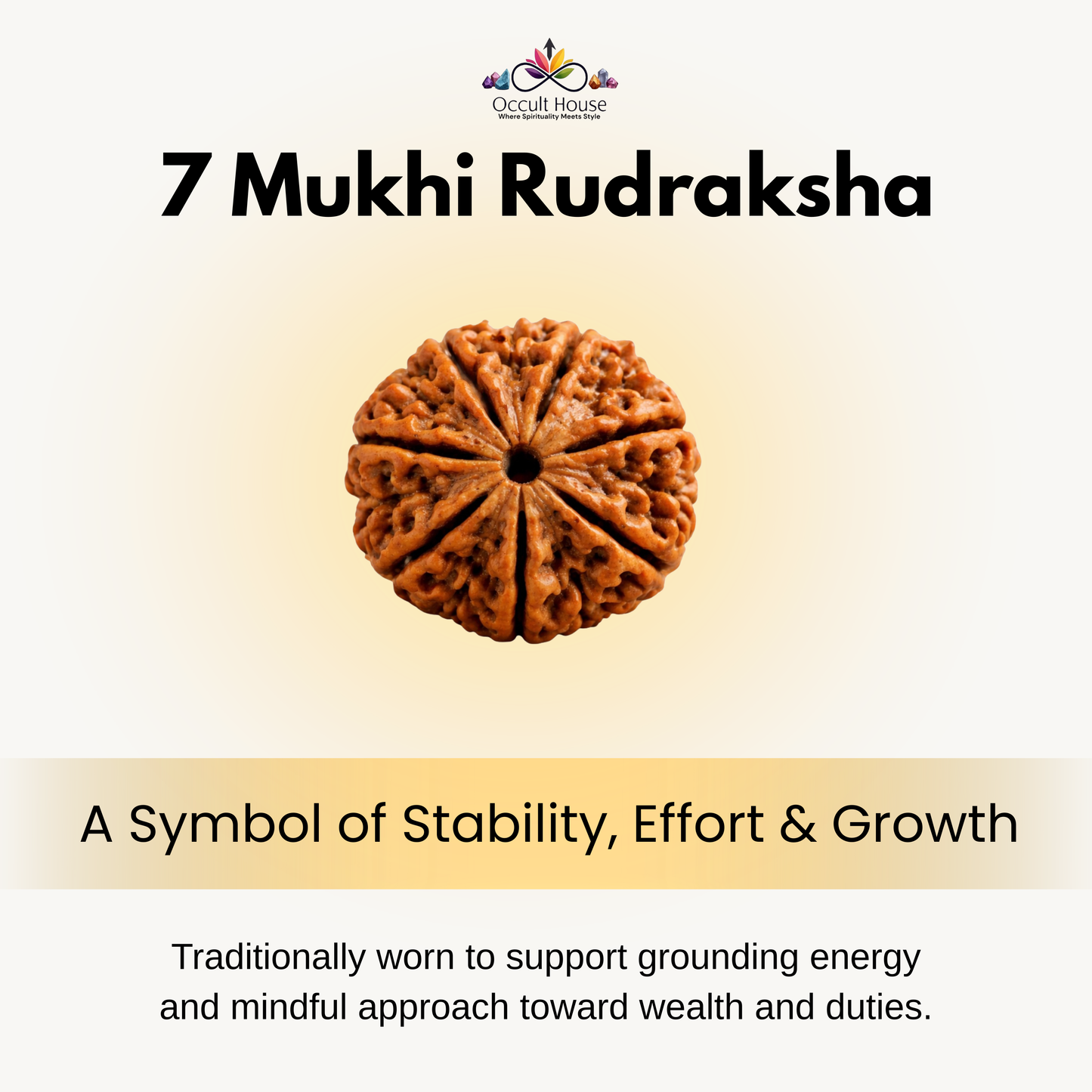7 Mukhi Rudraksha – Bead of Wealth, Prosperity & Emotional Healing
