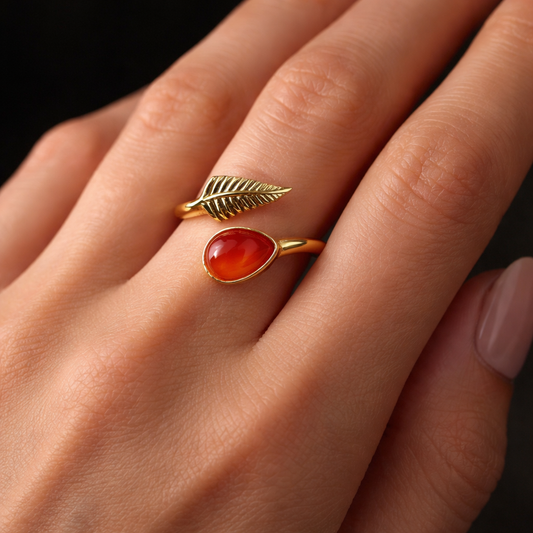 Carnelian Ring – Confidence, Creativity & Action Energy