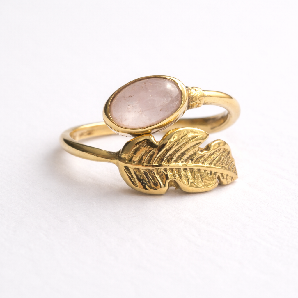 Rose Quartz Ring – Love, Emotional Healing & Heart Harmony