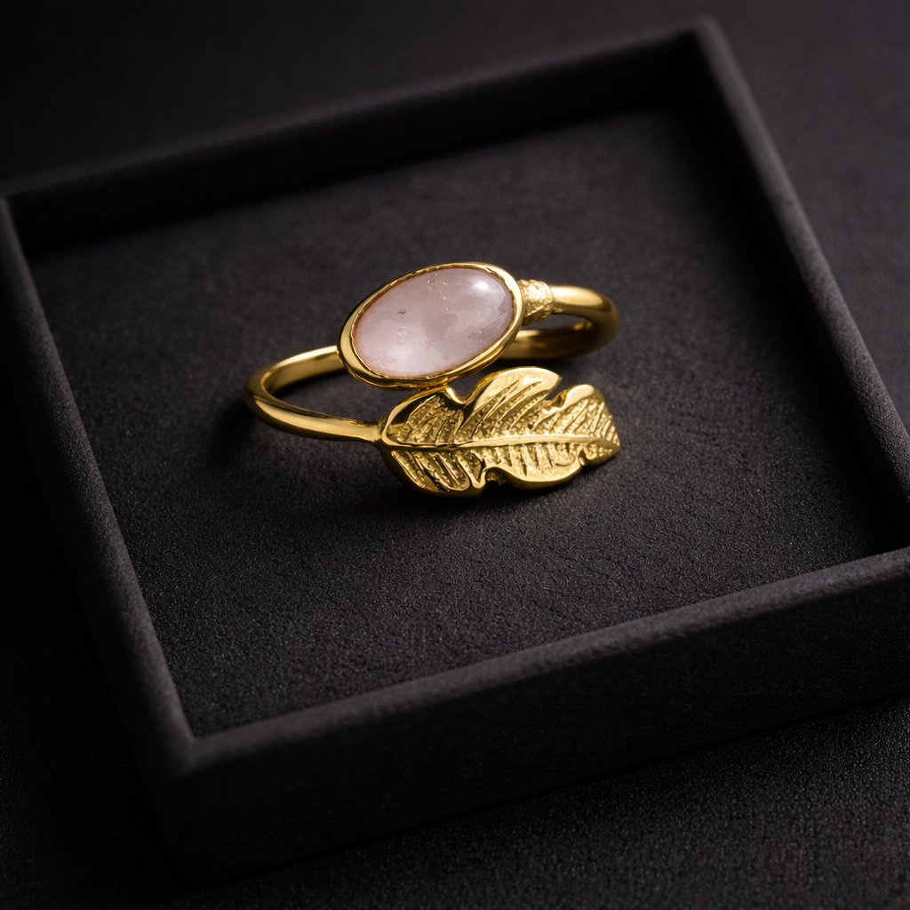 Rose Quartz Ring – Love, Emotional Healing & Heart Harmony