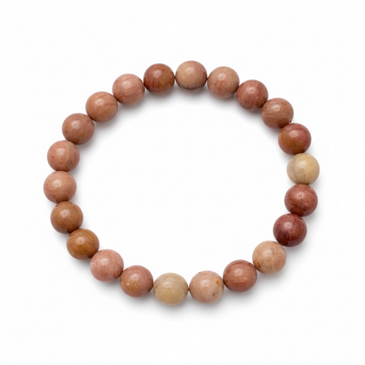 Pink Rhodonite Bracelet – Emotional Healing, Self-Love & Inner Balance